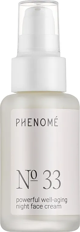 Phenome Master Trio Smoothing Series Night Face Cream Intenzivno podmlađujuća noćna krema br. 33