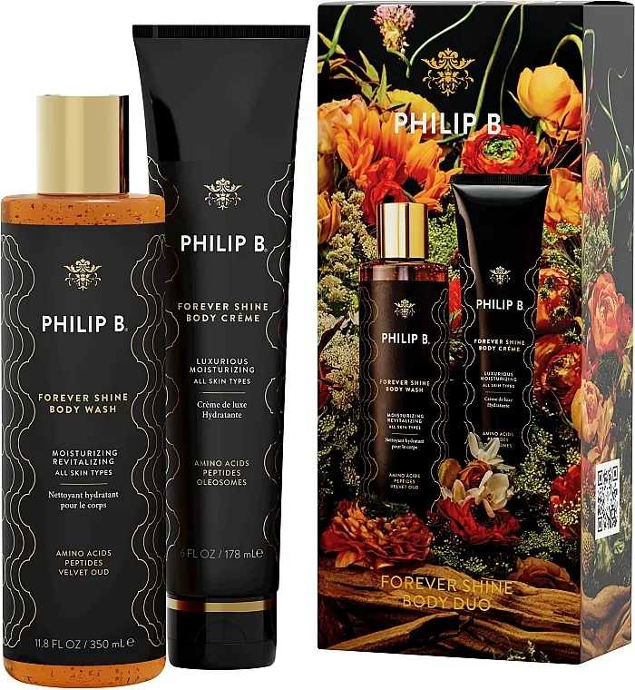 Philip B Forever Shine Body Duo Kit (sh/gel/350ml + b/cr/178ml) Komplet