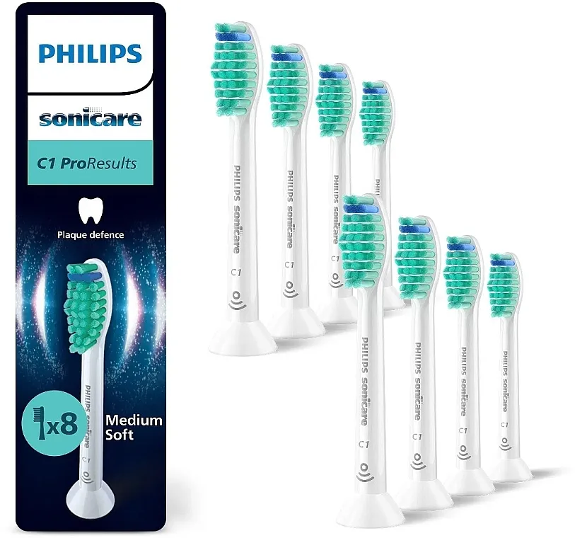 Philips Sonicare HX6018/87 ProResults Nastavci za električne četkice za zube, 8 kom.