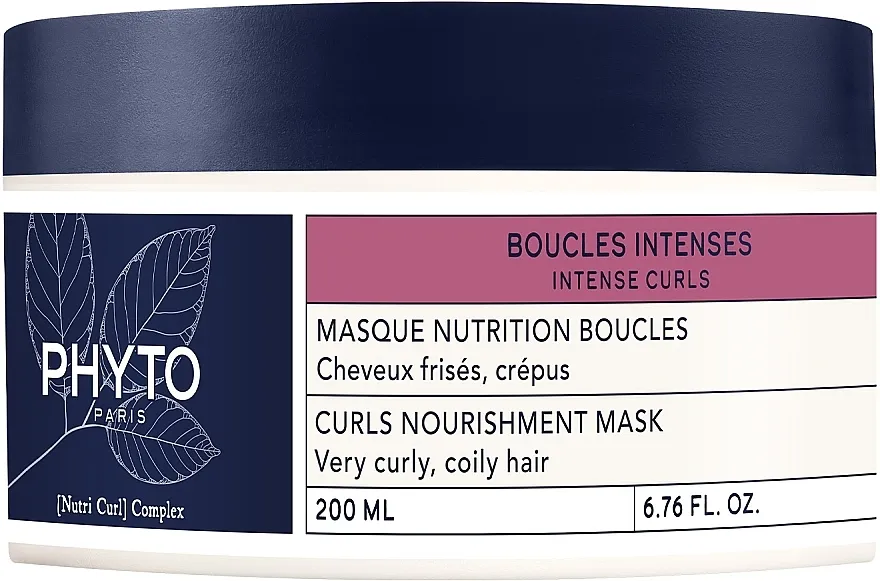 Phyto Intenses Curls Nourishment Mask Hranljiva maska za kovrdžavu kosu