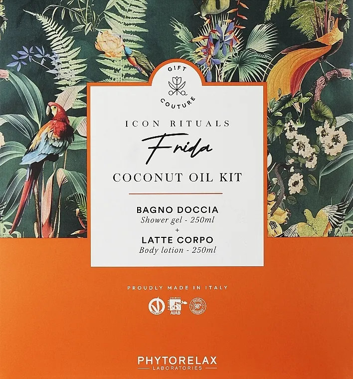Phytorelax Laboratories Coconut Oil Kit (sh/gel/250ml + b/lot/250ml) Set
