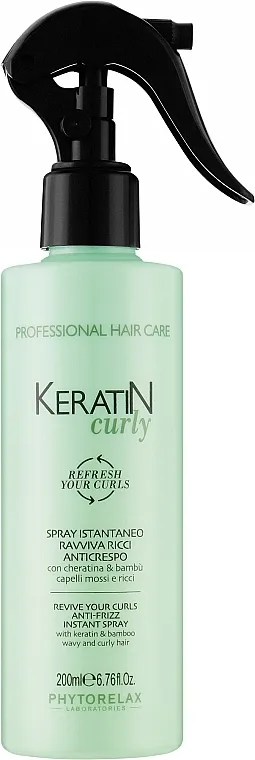 Phytorelax Laboratories Keratin Curly Detangling Hair Spray For Wavy And Curly Hair Sprej za raščešljavanje valovite i kovrčave kose