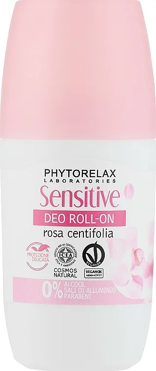 Phytorelax Laboratories Sensitive Deo Roll-On Rosa Centifolia Kuglični dezodorans za tijelo