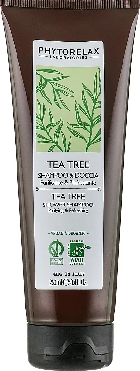Phytorelax Laboratories Tea Tree Shower Gel Šampon gel za tuširanje 2 u 1