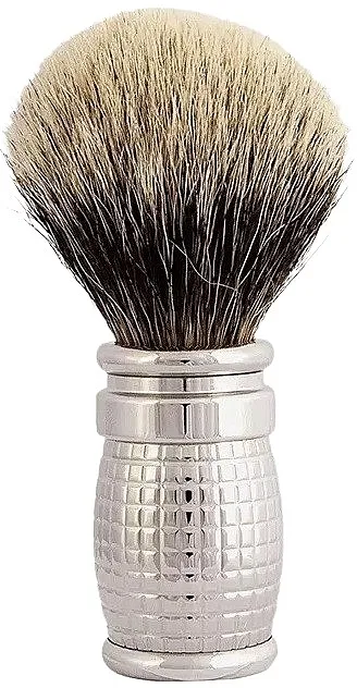 Plisson Diamond Palladium Finish &amp; High Mountain White Fibre Shaving Brush Četka za brijanje