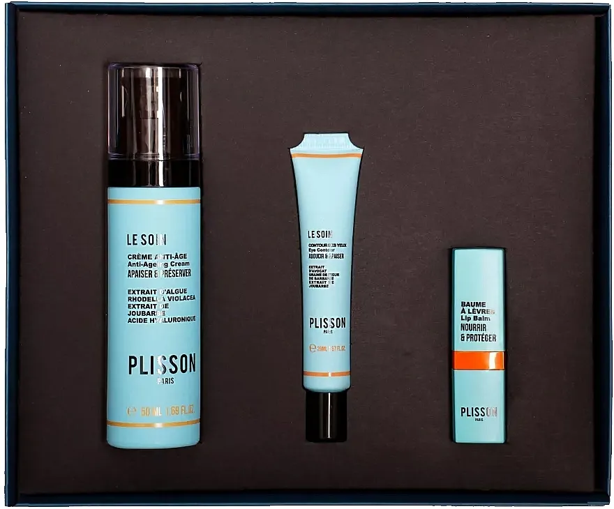 Plisson Face Love Gift Box (cr/50 ml + eye/cr/20 ml + lip/balm/4.5 g) Set
