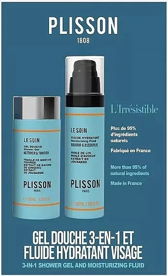 Plisson The Irresistible (sh/gel/125 ml + fluid/50 ml) Set