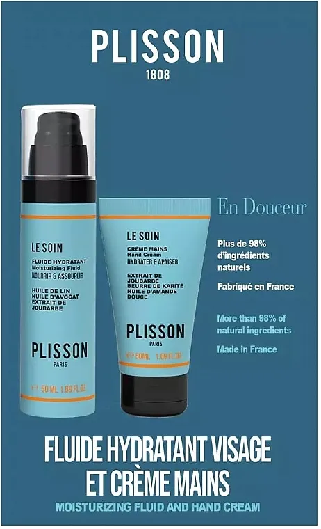 Plisson The Soft Touch (fluid/50 ml + h/cr/50 ml) Set