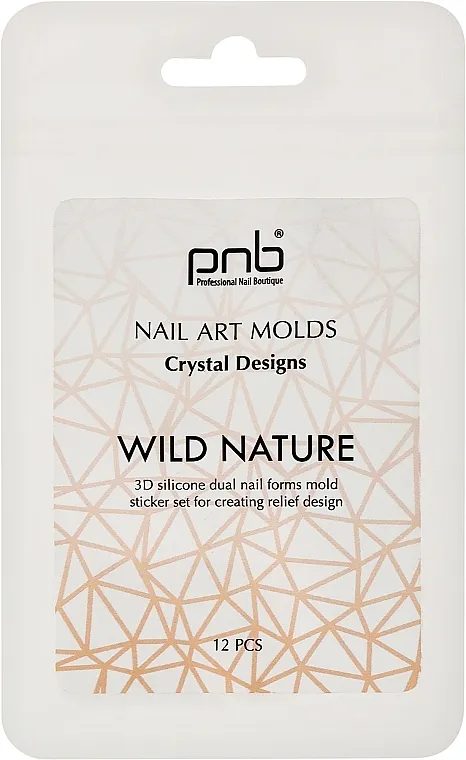 PNB Wild Nature Nail Art Molds Silikonski kalupi