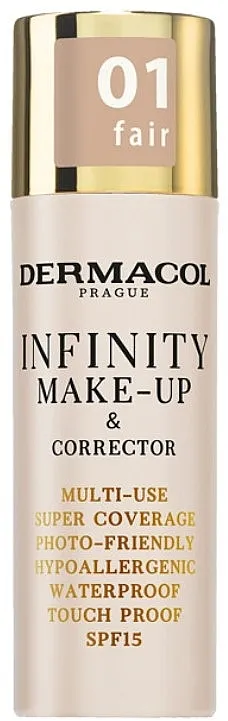 Podloga i korektor 2 u 1 Dermacol Infinity Make-up &amp; Corrector