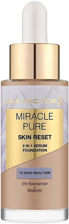 Podloga-serum za lice Max Factor Miracle Pure 2in1 Skin Reset Serum Foundation