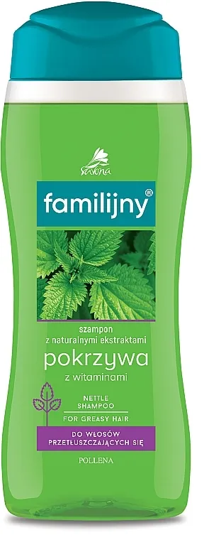 Pollena Savona Familijny Nettle &amp; Vitamins Shampoo Šampon s ekstraktom koprive