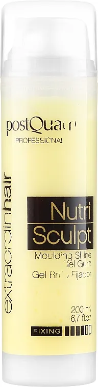 PostQuam Extraordinhair Nutri Sculpt Moduling Shine Gel Gum Glitter-gel za oblikovanje kose