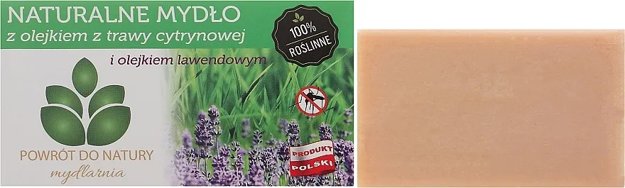 Powrot do Natury Natural Soap Lemon grass and lavender Oil Prirodni sapun "Ulje limunske trave i lavande"