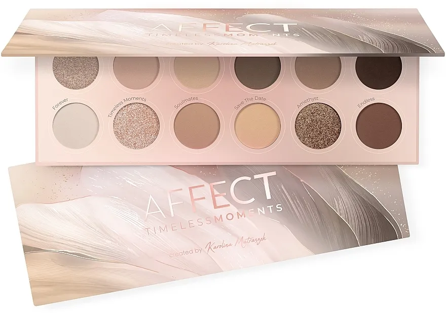 Prešana paleta sjenila za oči Affect Cosmetics Timeless Moments Eyeshadow Palette