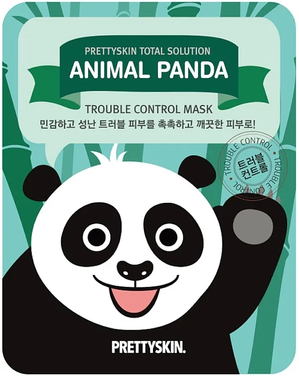 Prettyskin Total Solution Animal Panda Trouble Control Mask Tkaninska maska protiv osipa