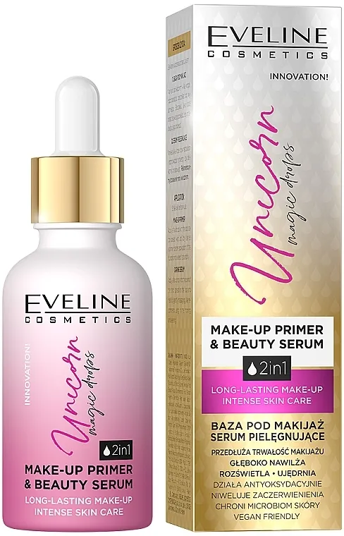Primer za lice Eveline Unicorn Magic Drops Beauty Make Up Primer &amp; Beauty Serum