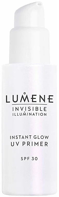 Primer za lice koji poboljšava blistavost Lumene Invisible Illumination Instant Glow UV Primer SPF 30 (pumpa)