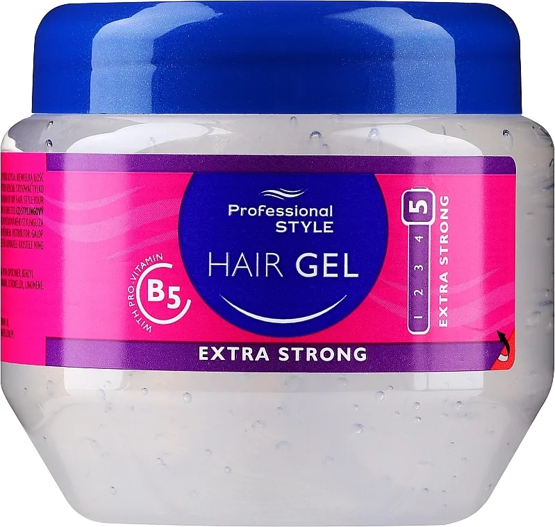Professional Style Hair Gel Extra Strong With Pro Vitamin B5 Gel za oblikovanje kose