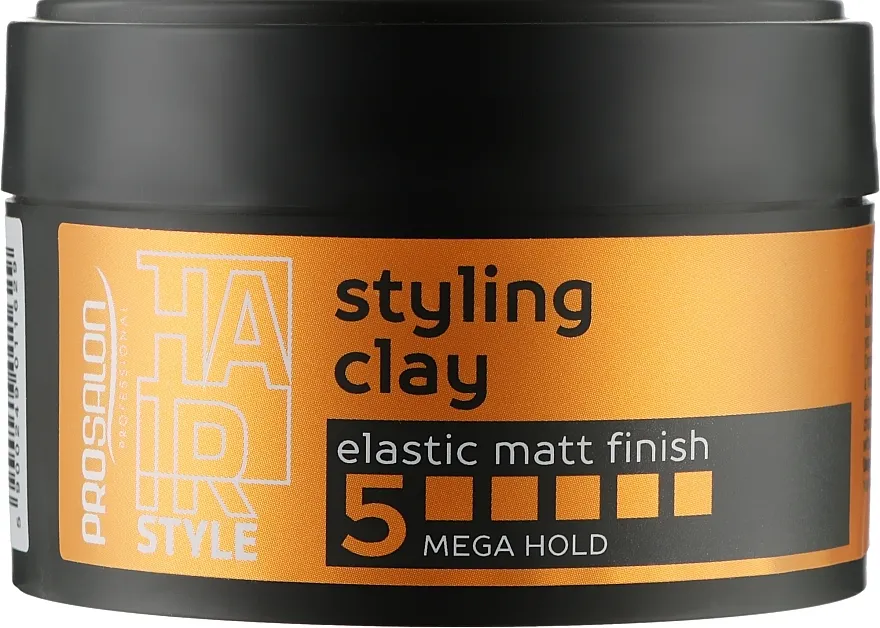 Prosalon Styling Hair Style Styling Clay Elastic Matt Finish 5 Mega Hold Glina za modeliranje kose, razina 5