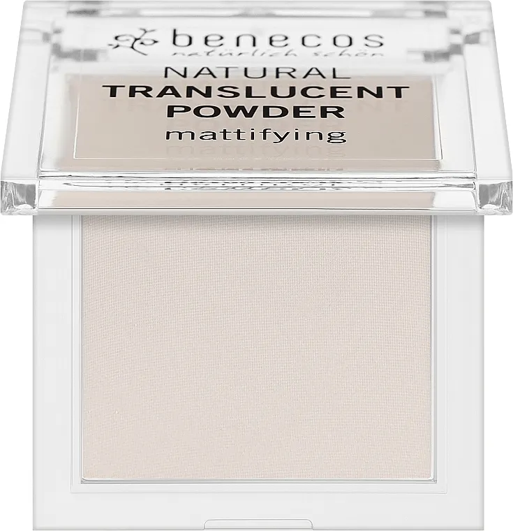 Proziran matirajući puder za lice Benecos Natural Translucent Powder Mission Invisible