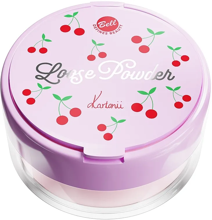 Puder u prahu za lice Bell x Kartonii Loose Powder