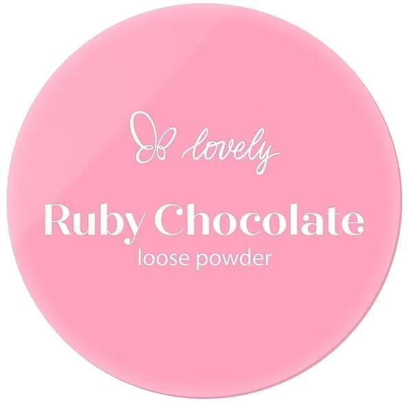 Puder u prahu za lice Lovely Ruby Chocolate Loose Powder