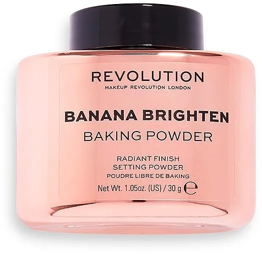 Puder za lice Makeup Revolution Banana Brighten Baking Powder