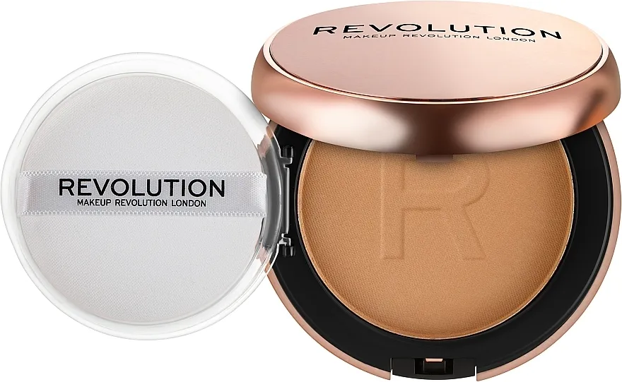 Puder za lice Makeup Revolution Conceal &amp; Define Satin Matte Powder Foundation