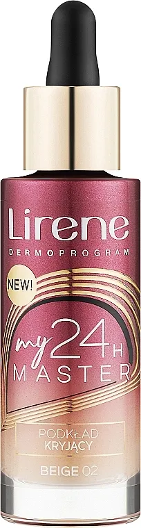 Puder za lice visokog prekrivanja Lirene My Master 24H Foundation