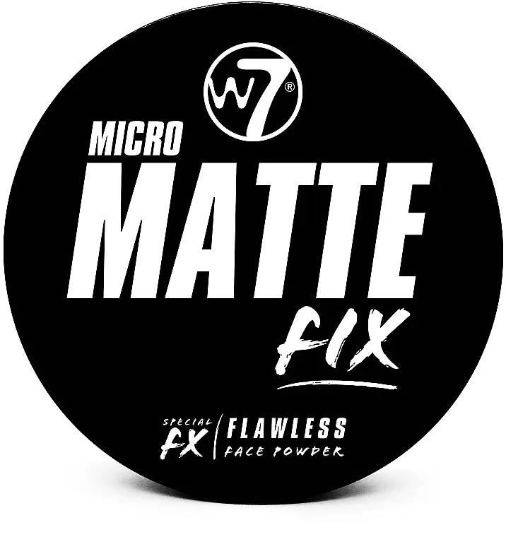 Puder za lice W7 Micro Matte Fix Compact Powder