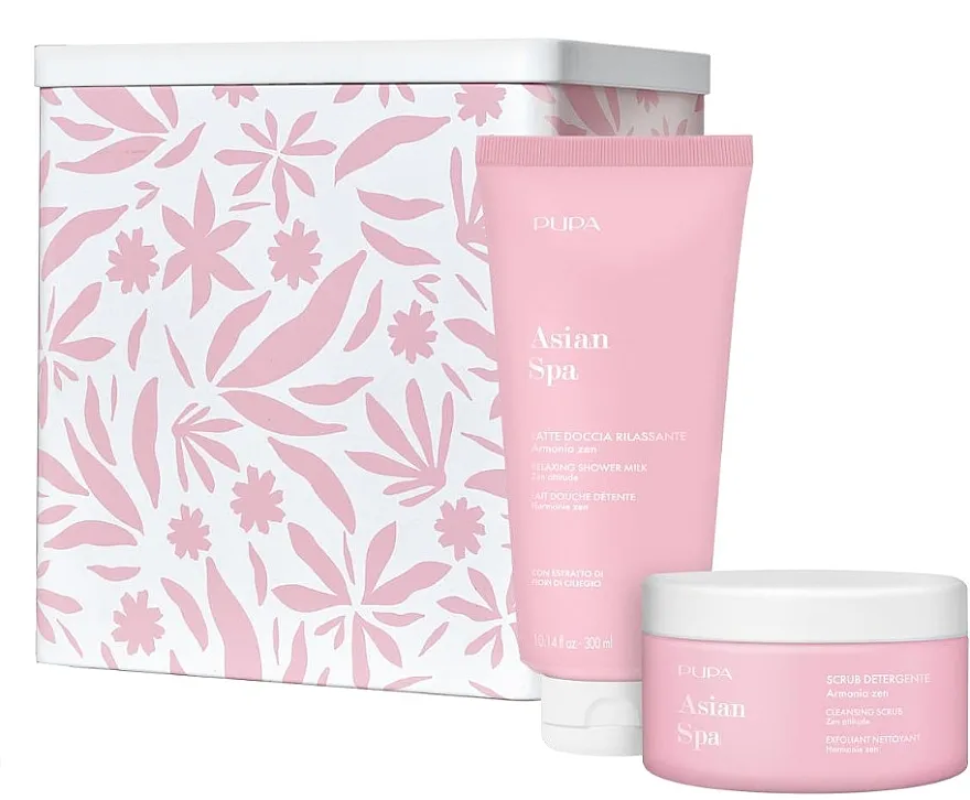 Pupa Asian Spa (sh/milk/300ml + b/scrub/250ml) Set