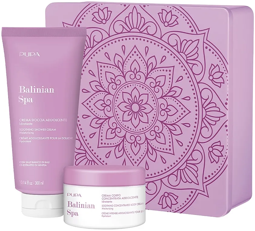 Pupa Balinian Spa Kit 2 2023 (sh/cr/300ml + b/cr/150ml + box) Set