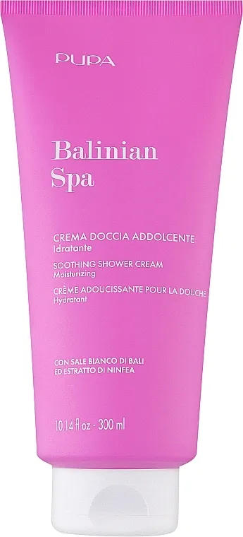 Pupa Balinian Spa Soothing Shower Cream Moisturizing Omekšavajuća krema za tuširanje
