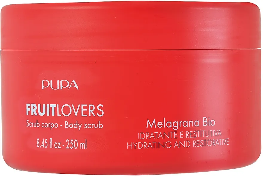 Pupa Fruit Lovers Pomegranate Bio Body Scrub Piling za telo "Nar"