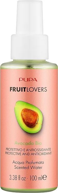 Pupa Fruit Lovers Scented Water Avocado Aromatični sprej "Avokado"
