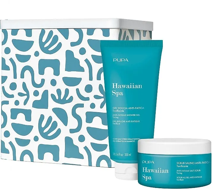 Pupa Hawaiian Spa Kit (sh/gel/300ml + b/scrub/350g) Set