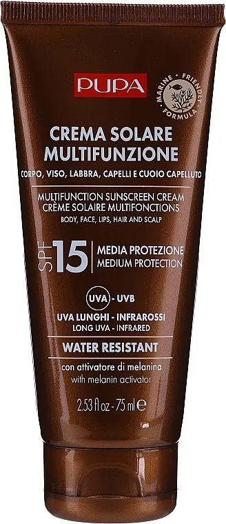 Pupa Multifunction Sunscreen Cream Hidratantna krema za sunčanje SPF 15