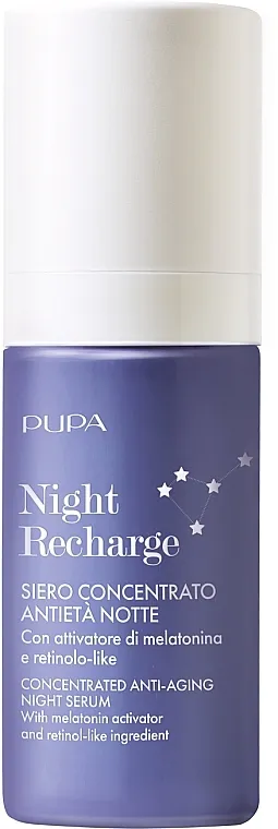 Pupa Night Recharge Concentrated Anti-Aging Night Serum Koncentrovani noćni serum