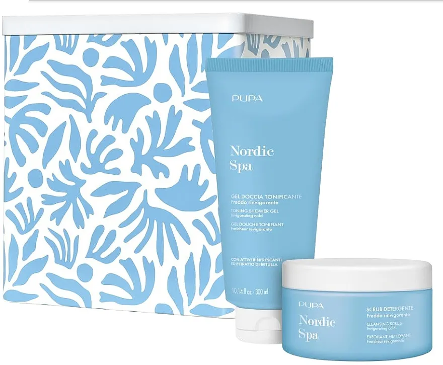 Pupa Nordic Spa Kit (sh/gel/300ml + b/scrub/250ml) Set