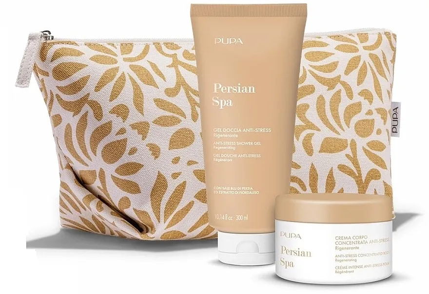 Pupa Persian Spa (sh/gel/300ml + b/cr/150ml + bag) Set