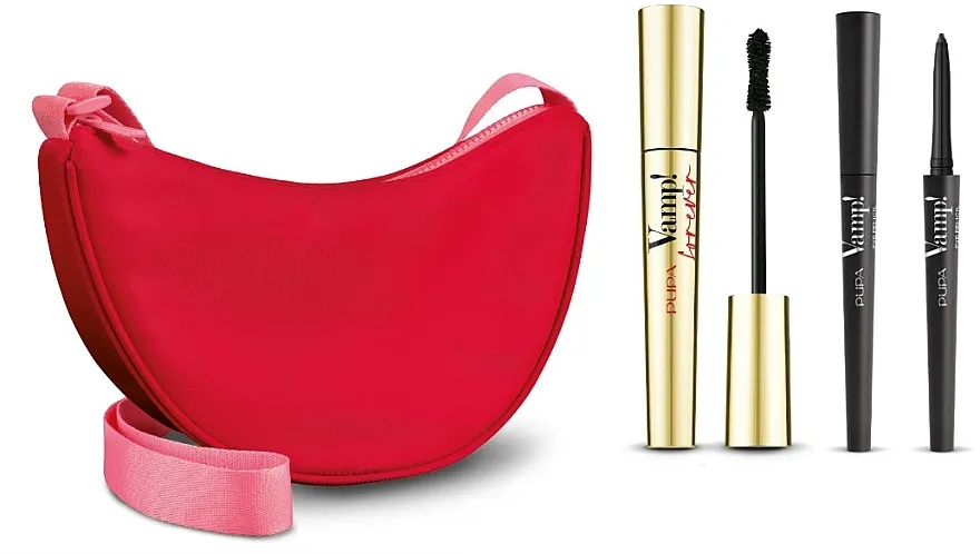Pupa Vamp! Forever Mascara &amp; Eye Pencil (mascara/9ml + eye/pencil/0.35g + bag) Set