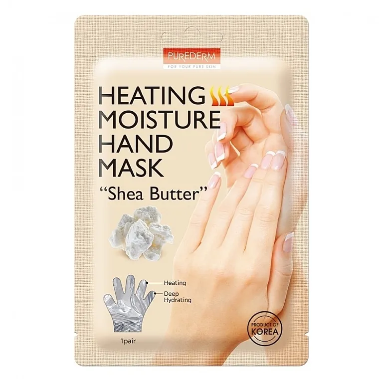 Purderm Heating Moisture Hand Mask “Shea Butter" Zagrijavajuća hidratantna maska ​​za ruke "Shea Butter"