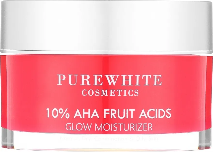 Pure White Cosmetics 10% AHA Fruit Acids Glow Moisturizer Hidratantna krema