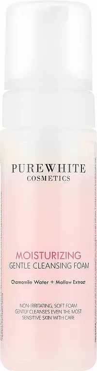 Pure White Cosmetics Moisturizing Gentle Cleansing Foam Pena za hidrataciju, čišćenje i umivanje lica