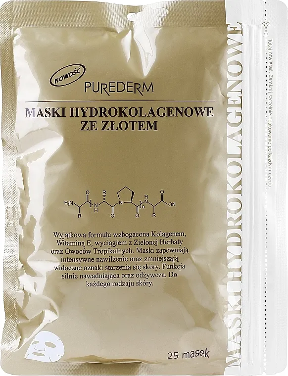 Purederm Hydro Collagen Mask Sheet maska ​​za lice "Golden"