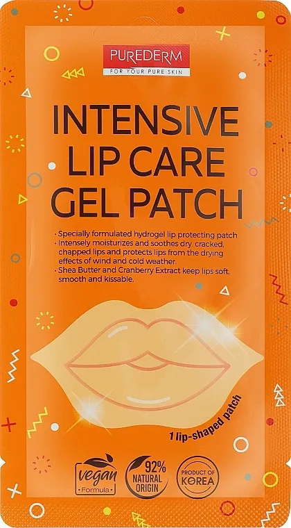 Purederm Intensive Lip Care Gel Patch Hidrogel flaster za usne
