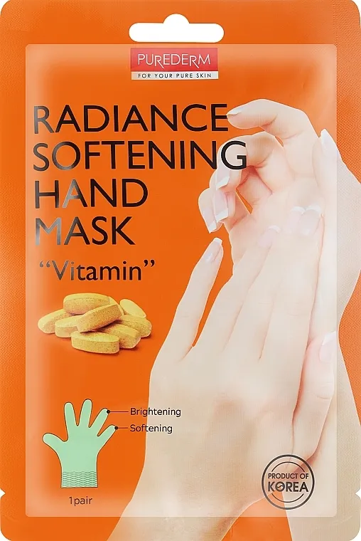 Purederm Radiance Softening Vitamin Hand Mask Maska-rukavice za omekšavanje i sjaj ruku "Vitamin"