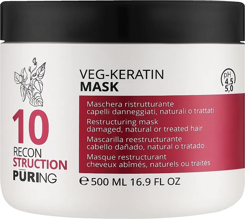 Puring 10 Reconstructoin Veg-Keratin Mask Obnavljajuća maska sa biljnim keratinom