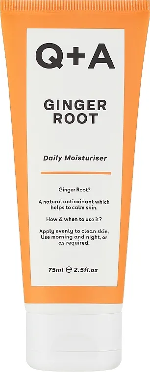 Q+A Ginger Root Daily Moisturiser Hidratantna krema za lice